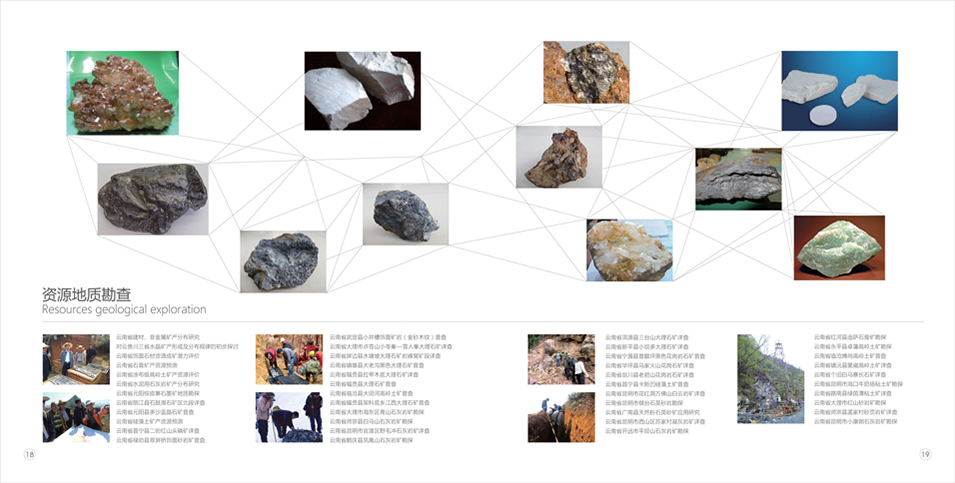 中国中材地勘中心云南总队宣传画册设计 中国中材地勘中心云南总队宣传画册设计